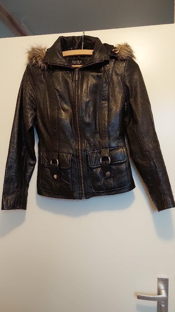 Diverse lederen jassen, Ophalen, Zo goed als nieuw, Maat 34 (XS) of kleiner, Overige kleuren