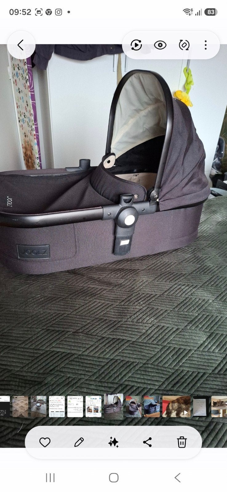 Joolz Kinderwagen met reiswieg en zitje, Kinderen en Baby's, Gebruikt, Combiwagen, Met reiswieg, Ophalen