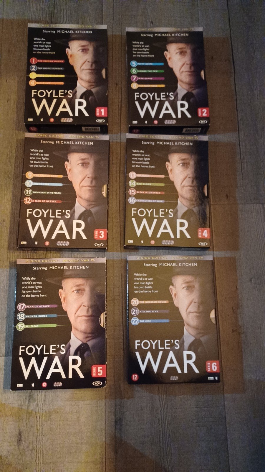 Foyle's War 22 dvd's serie 1 tot en met 6, Cd's en Dvd's, Ophalen of Verzenden