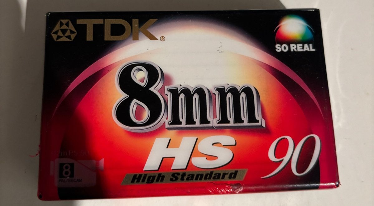 TDK 8mm HS 90 High Standard videoband New sealed, Overige merken, Ophalen of Verzenden, Band, Disc of Geheugen, Nieuw