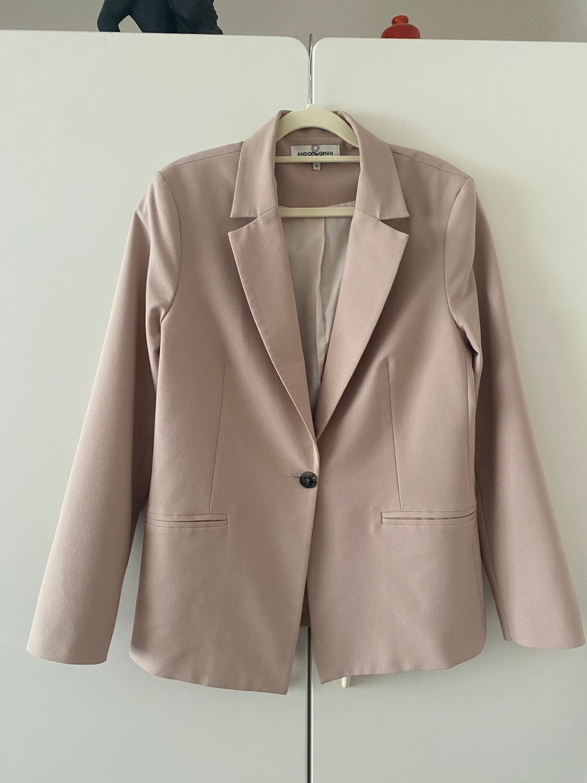 Z.G.A.N.! prachtige &Co Woman-blazer, mt M, Ophalen of Verzenden, Zo goed als nieuw, Maat 42/44 (L), Beige