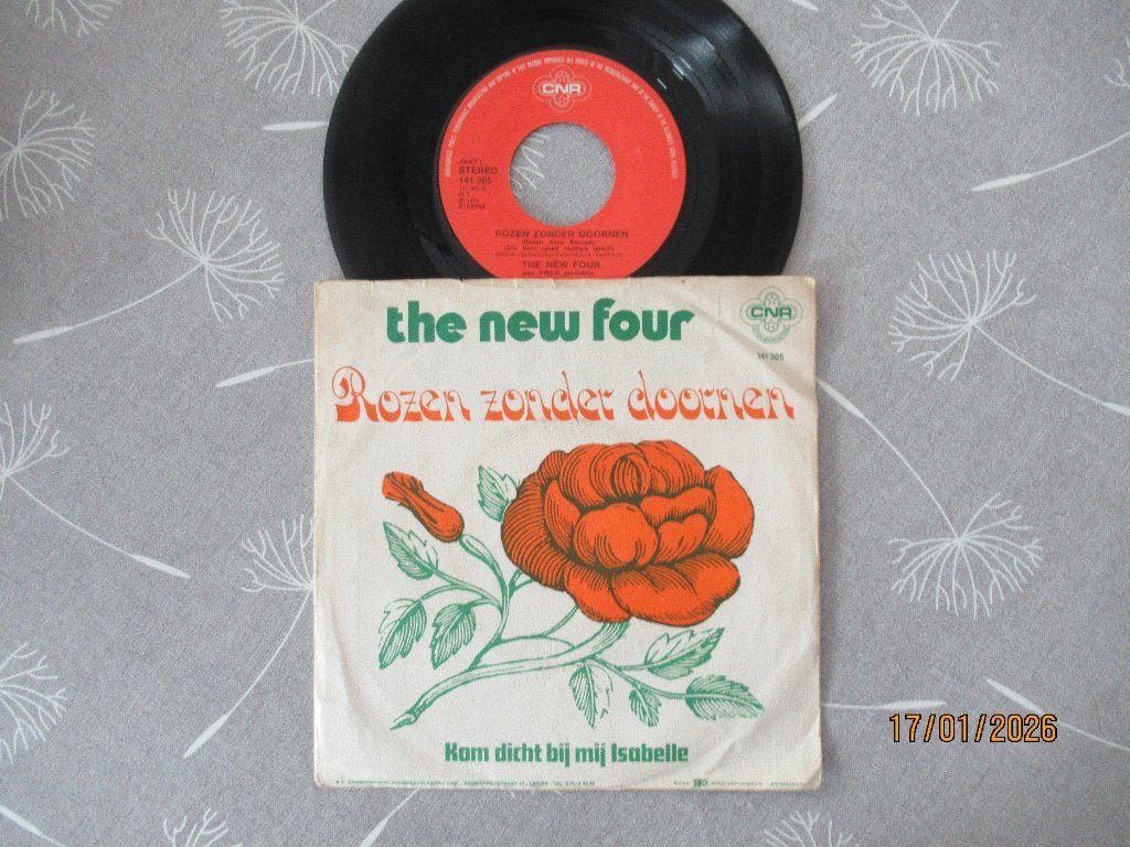 The New Four            Rozen zonder Doornen, Originele persing, 7 inch, Ophalen of Verzenden, Zo goed als nieuw