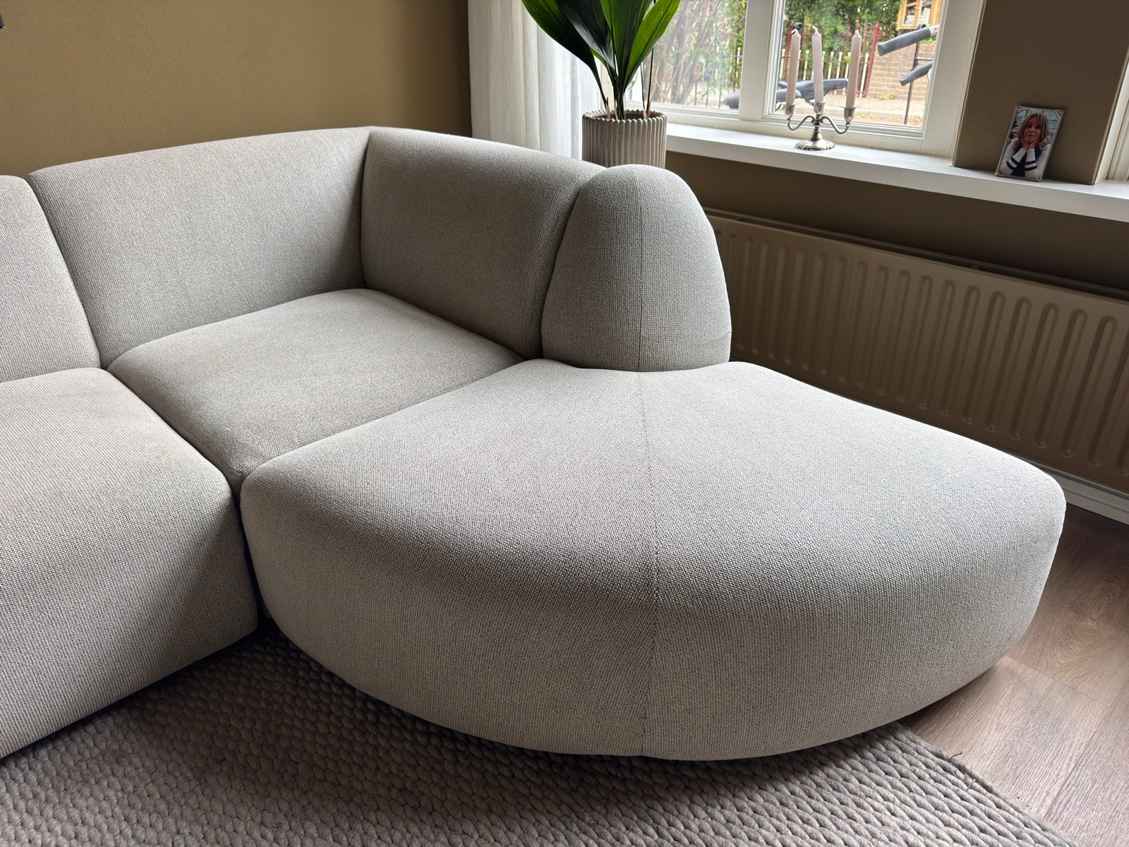 Foto 5 van HK Living Jax modulaire hoekbank lichtgrijs, geimpregneerd