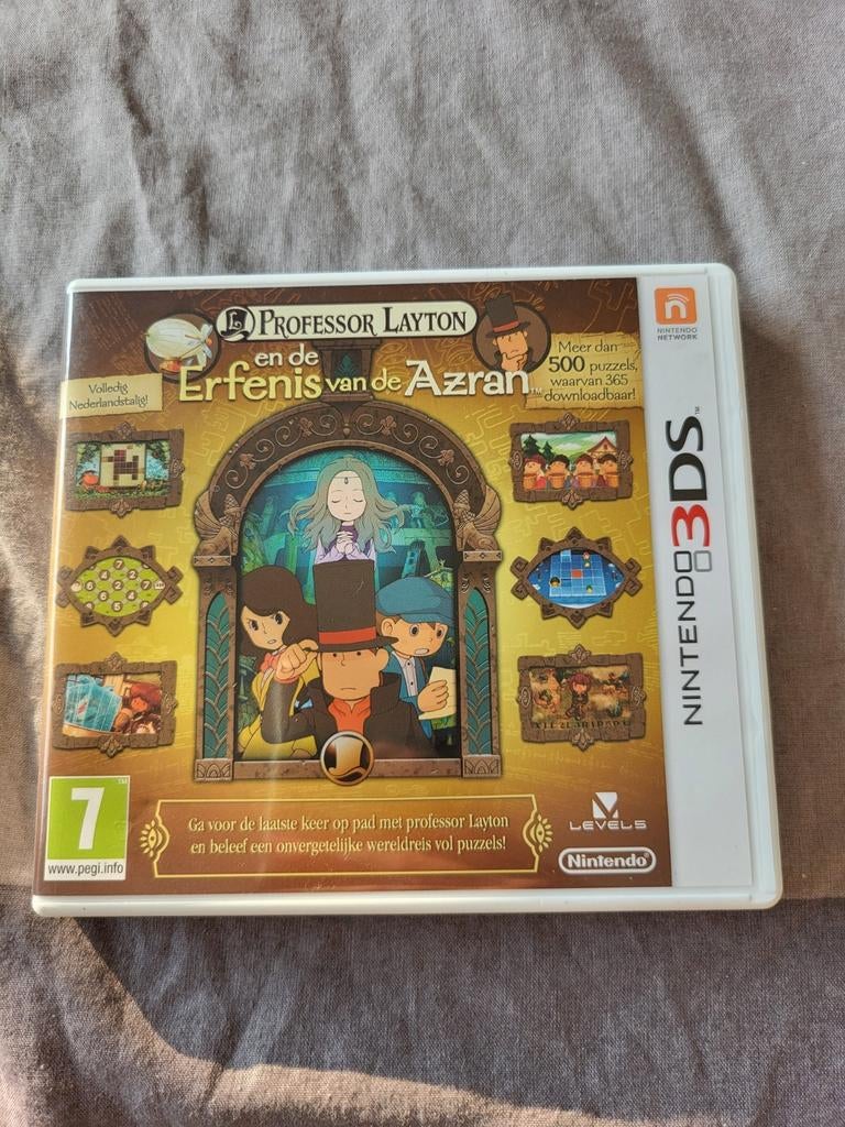 Professor layton en de erfenis van de azran, Puzzel en Educatief, 1 speler, Ophalen of Verzenden, Zo goed als nieuw