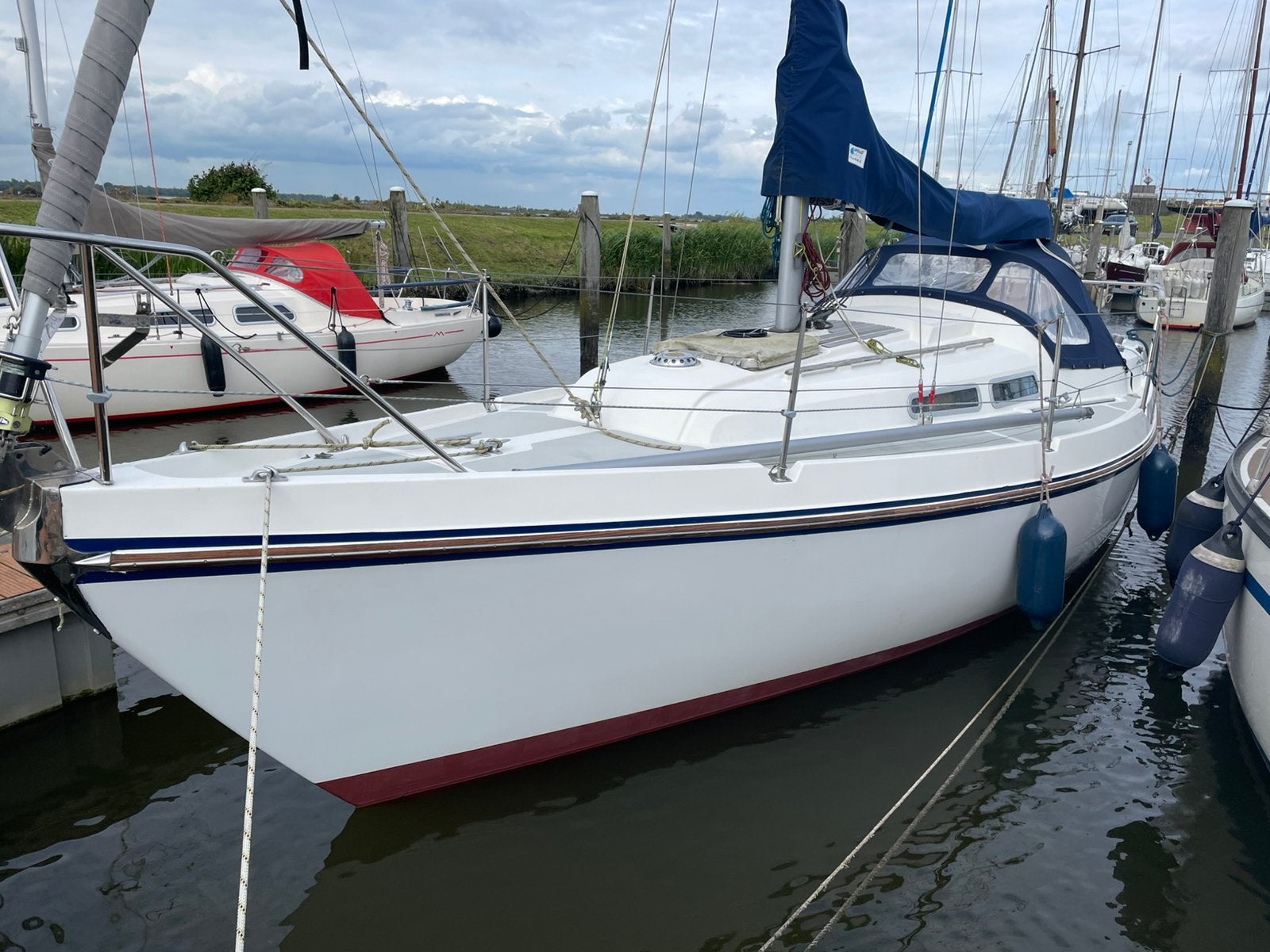 Contest 28, Watersport en Boten, 9 m, Gebruikt, 1.90 meter, Binnenboordmotor