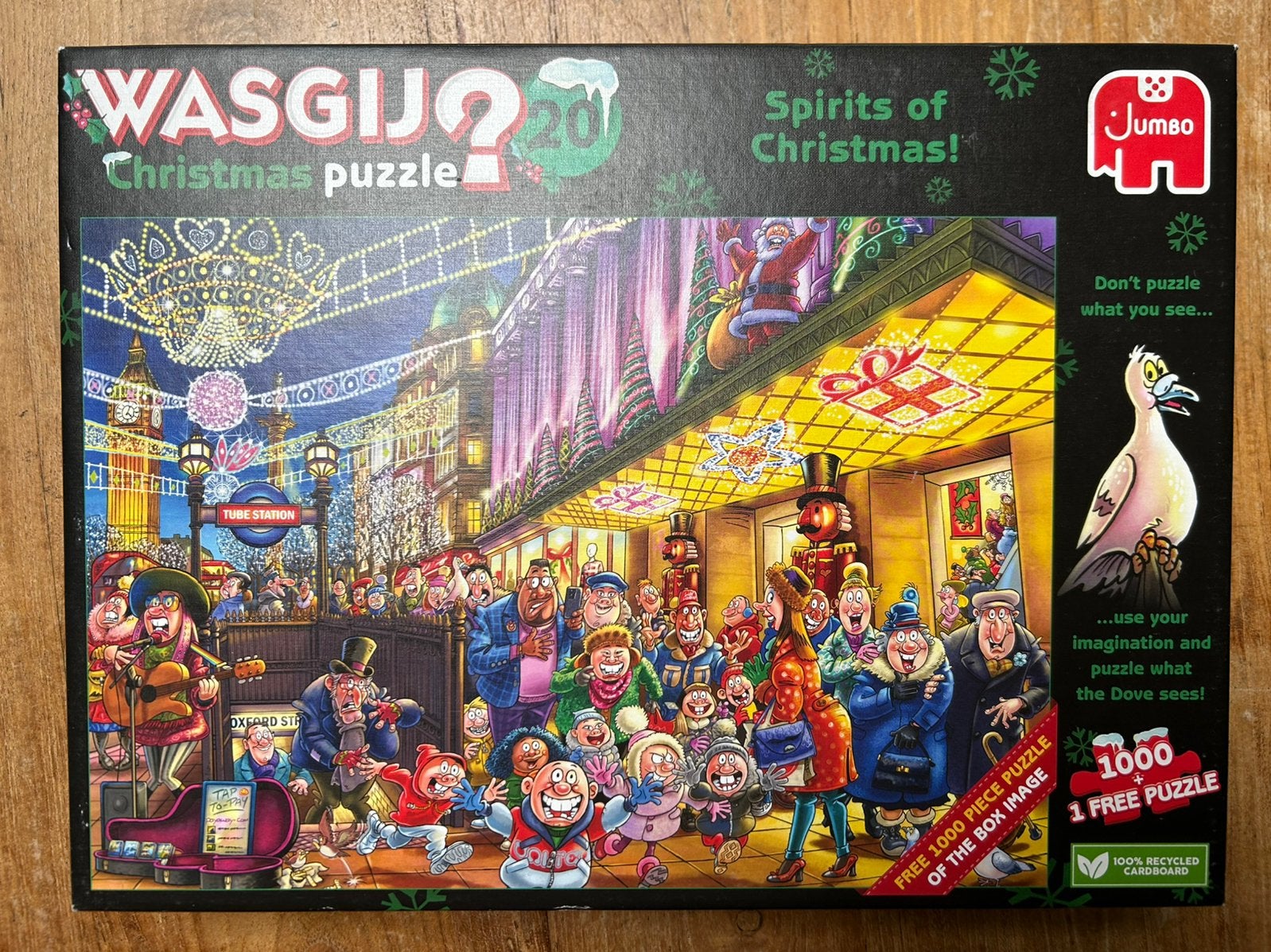 Wasgij Christmas puzzle, Ophalen, 500 t/m 1500 stukjes, Zo goed als nieuw