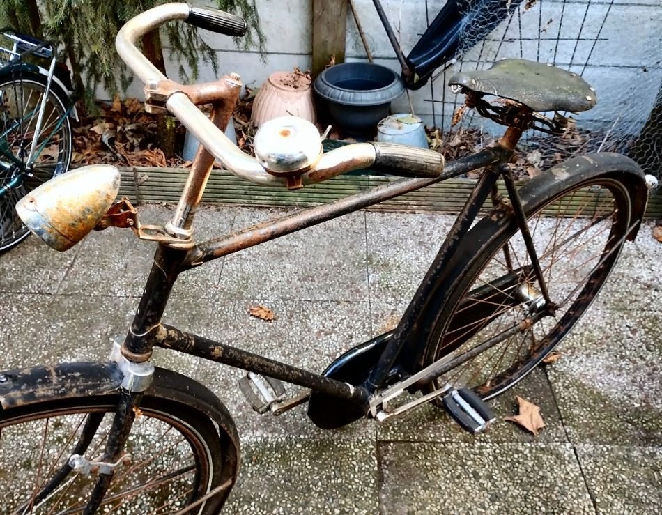 Gazelle sport jaren 40 project met extra donorfiets!, Ophalen, Terugtraprem, Jaren '40, 55 tot 59 cm