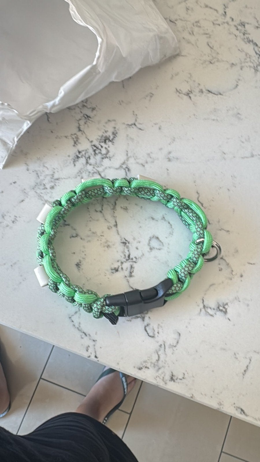 honden/katten halsband, Ophalen of Verzenden, Handgemaakt, Nieuw