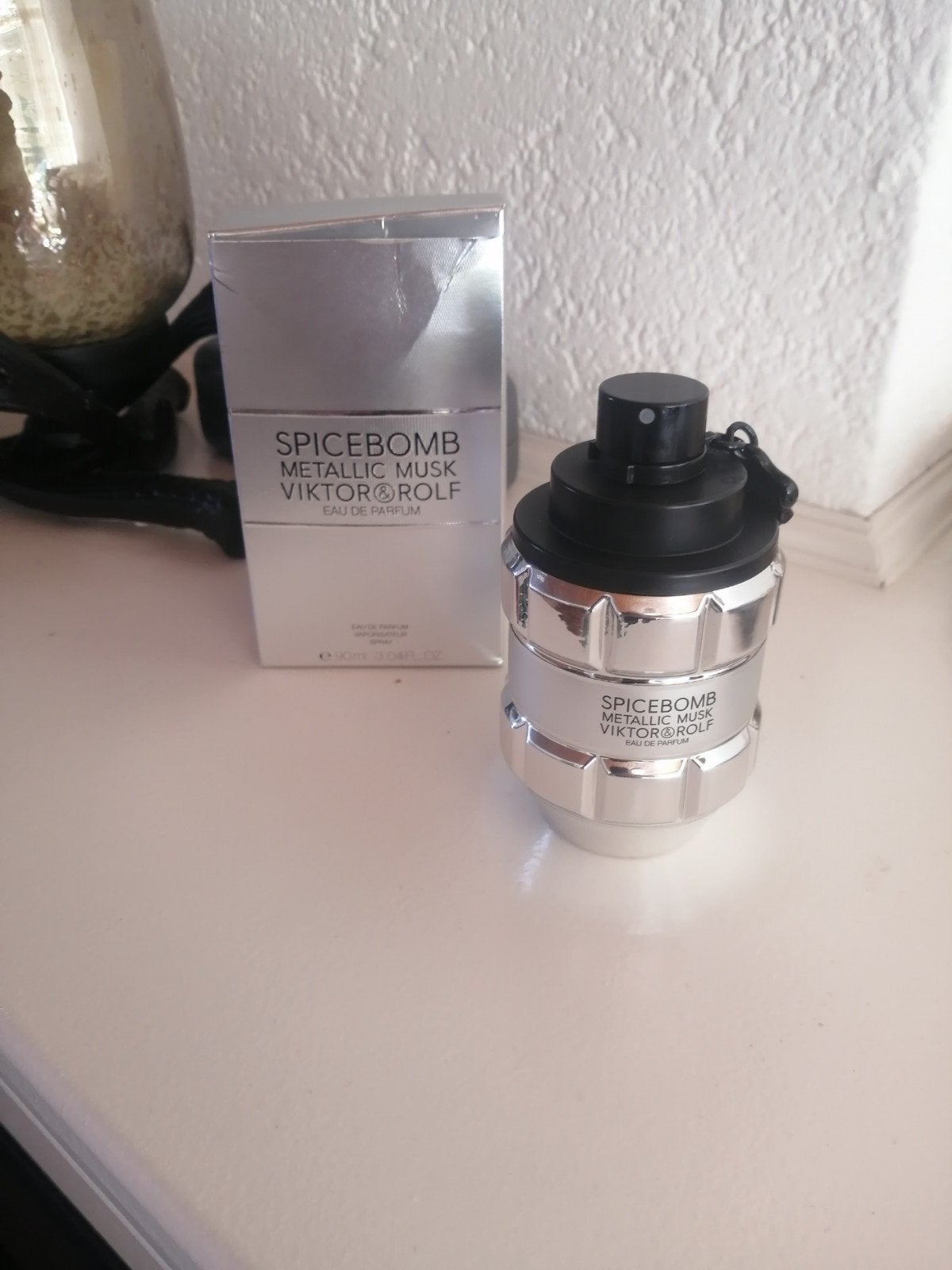 viktor & rolf spicebomb metallic musk 90ml, Ophalen of Verzenden, Nieuw, Parfumfles