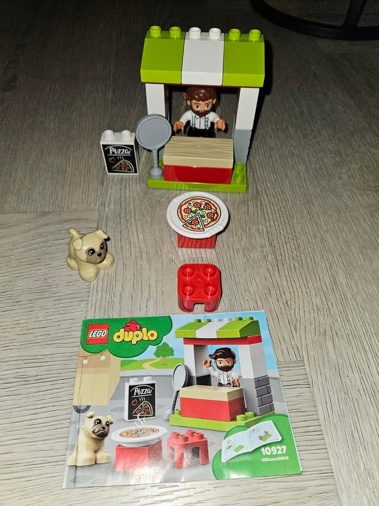 Duplo 10927: Pizza kraam, Kinderen en Baby's, Speelgoed | Duplo en Lego, Gebruikt, Compleet, Ophalen of Verzenden, Duplo