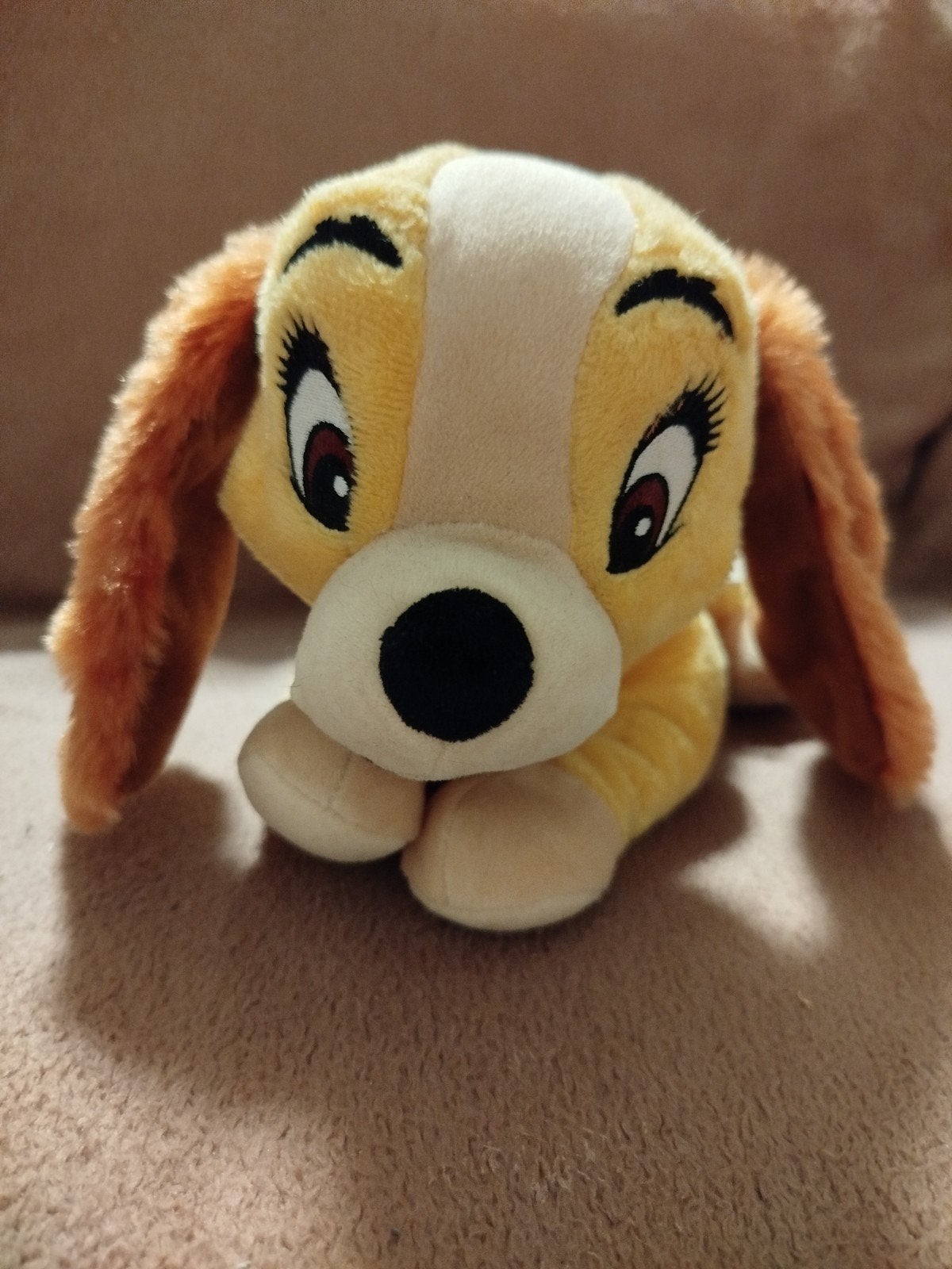Disney Lady en de Vagebond knuffel, Verzamelen, Disney, Ophalen, Overige figuren, Zo goed als nieuw, Knuffel