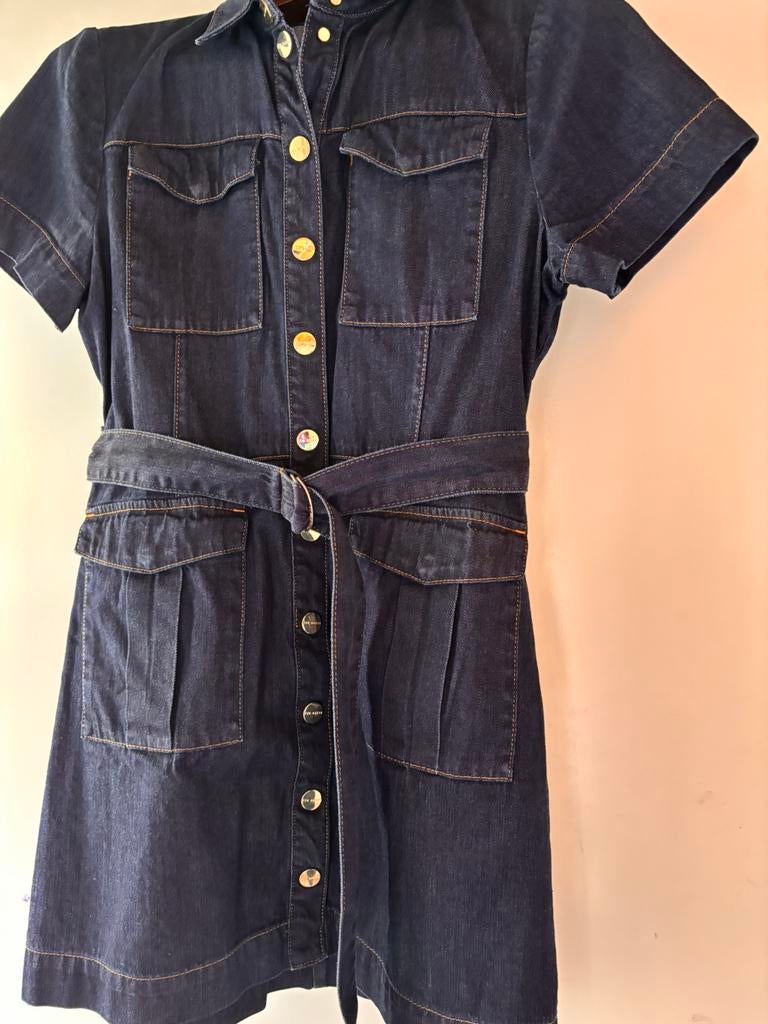 Kort spijkerjurkje Ted Baker, Verzenden, Zo goed als nieuw, Maat 38/40 (M), Boven de knie