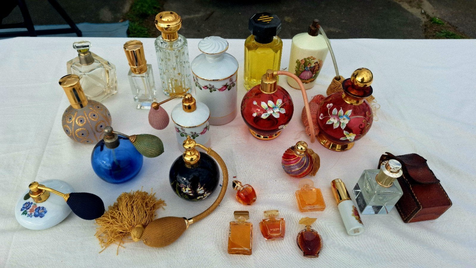 Parfumflesjes en verstuivers Frankrijk, Ophalen of Verzenden, Gebruikt