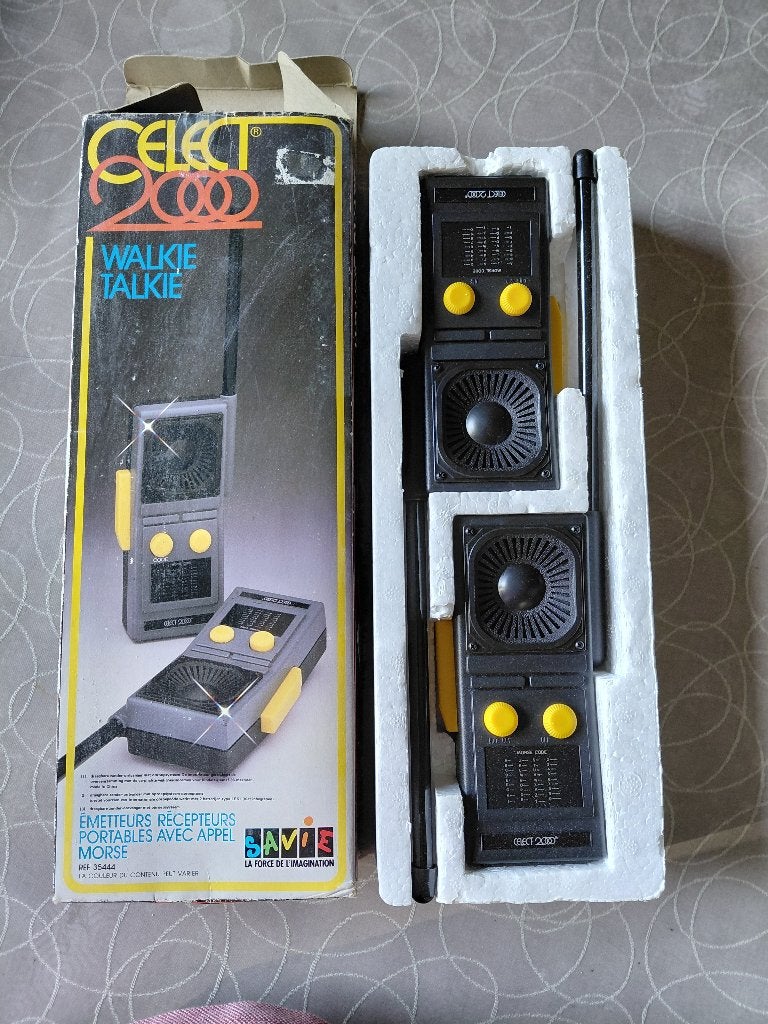 Vintage CELECT 2000 Walkie-Talkie, Ophalen of Verzenden, Zo goed als nieuw, Minder dan 2 km, Portofoon of Walkie-talkie