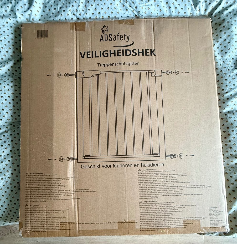 ADSafety traphekje zonder te boren 76 t/m 103 cm, Ophalen, Nieuw, 100 tot 115 cm, Klemhekje