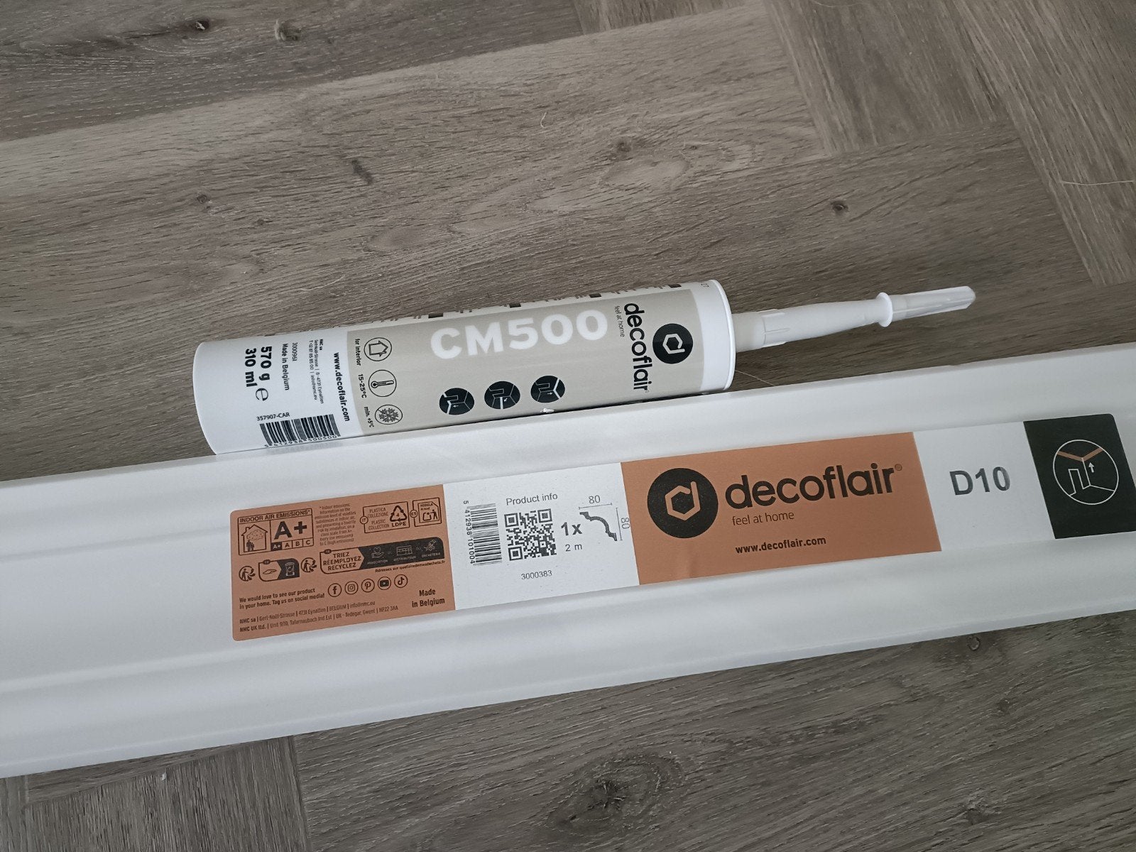 Decoflair Sierlijst D10 met kit - 2 meter, 8x8 cm, Ophalen, Nieuw, Overige materialen, 150 tot 200 cm