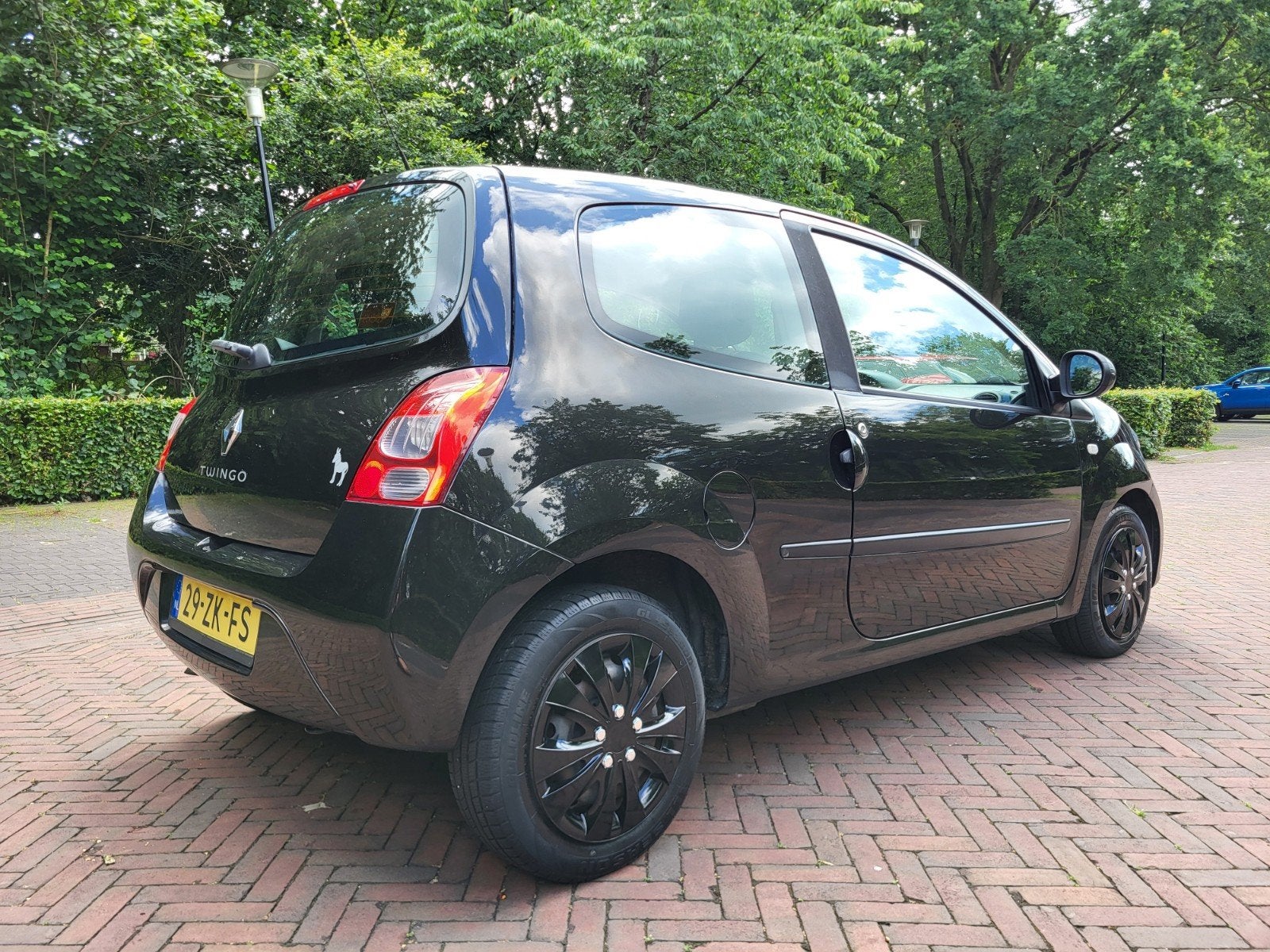 Renault Twingo 1.1 2008 Zwart, Auto's, Voorwielaandrijving, Twingo, 31 €/maand, 4 cilinders