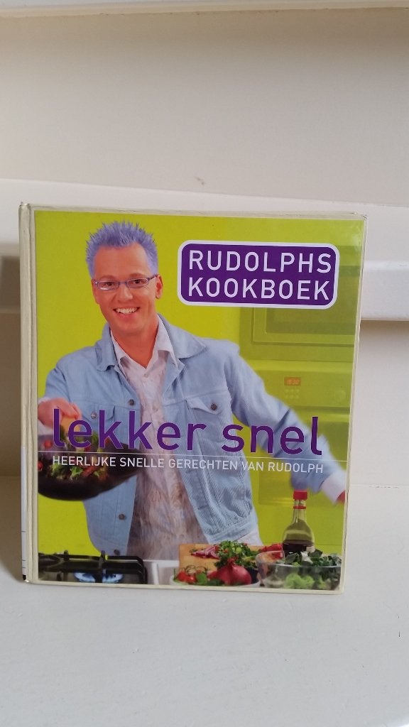 RUDOLPHS KOOKBOEK LEKKER SNEL I.Z.G.ST, Ophalen of Verzenden, Gelezen