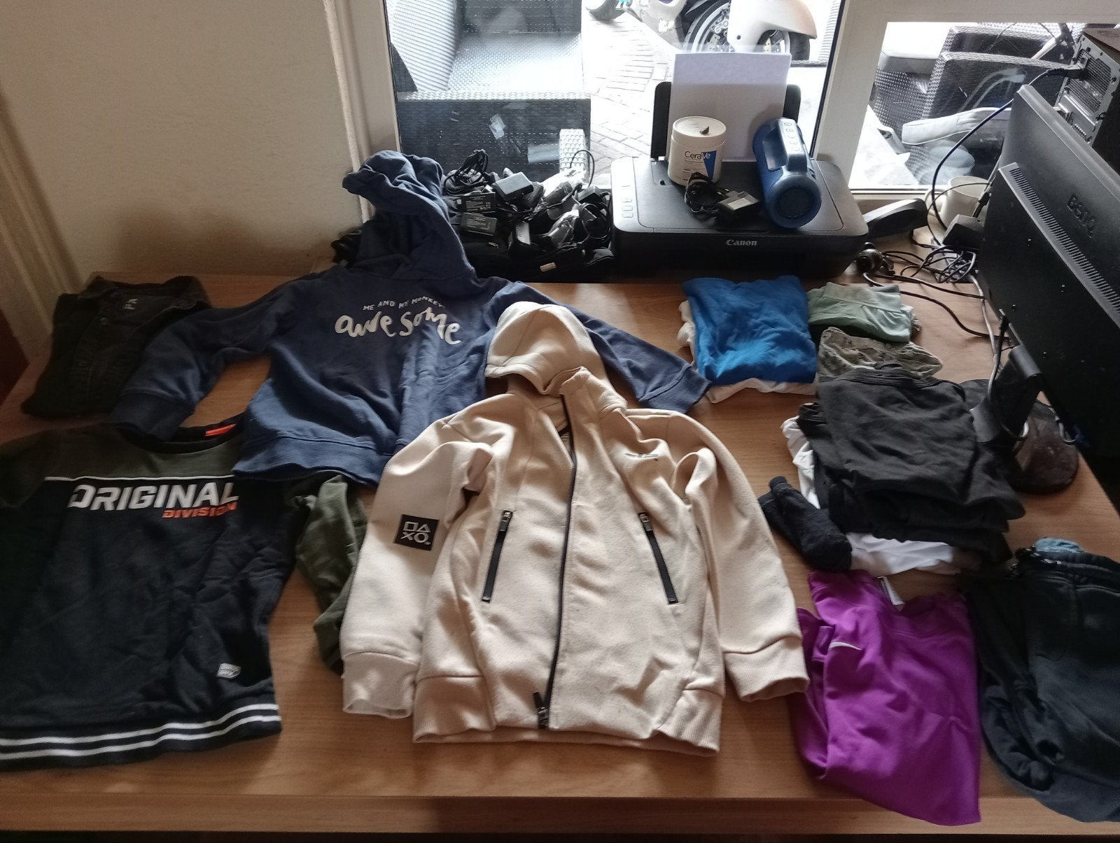 winterpakket jongens mt 134, Ophalen of Verzenden, Zo goed als nieuw, Maat 134