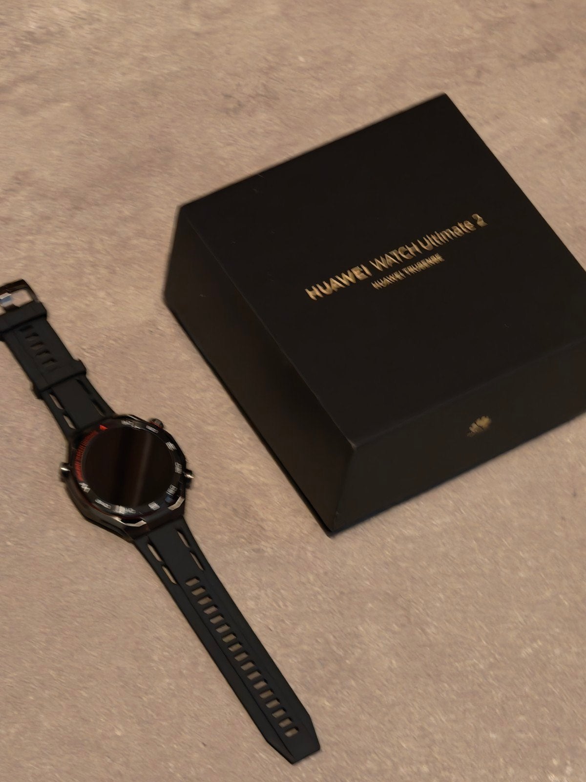 Huawei Watch Ultimate 2 Premium Smartwatch (incl garantie), Stappen, Zwart, Ophalen of Verzenden, Zo goed als nieuw