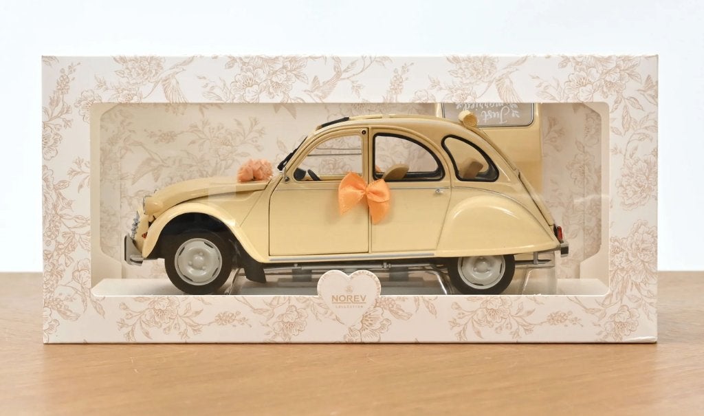 Citroen 2CV 1986 Trouwauto schaal 1/18 NOREV ref. 181475, Verzenden, Nieuw, Auto, Norev