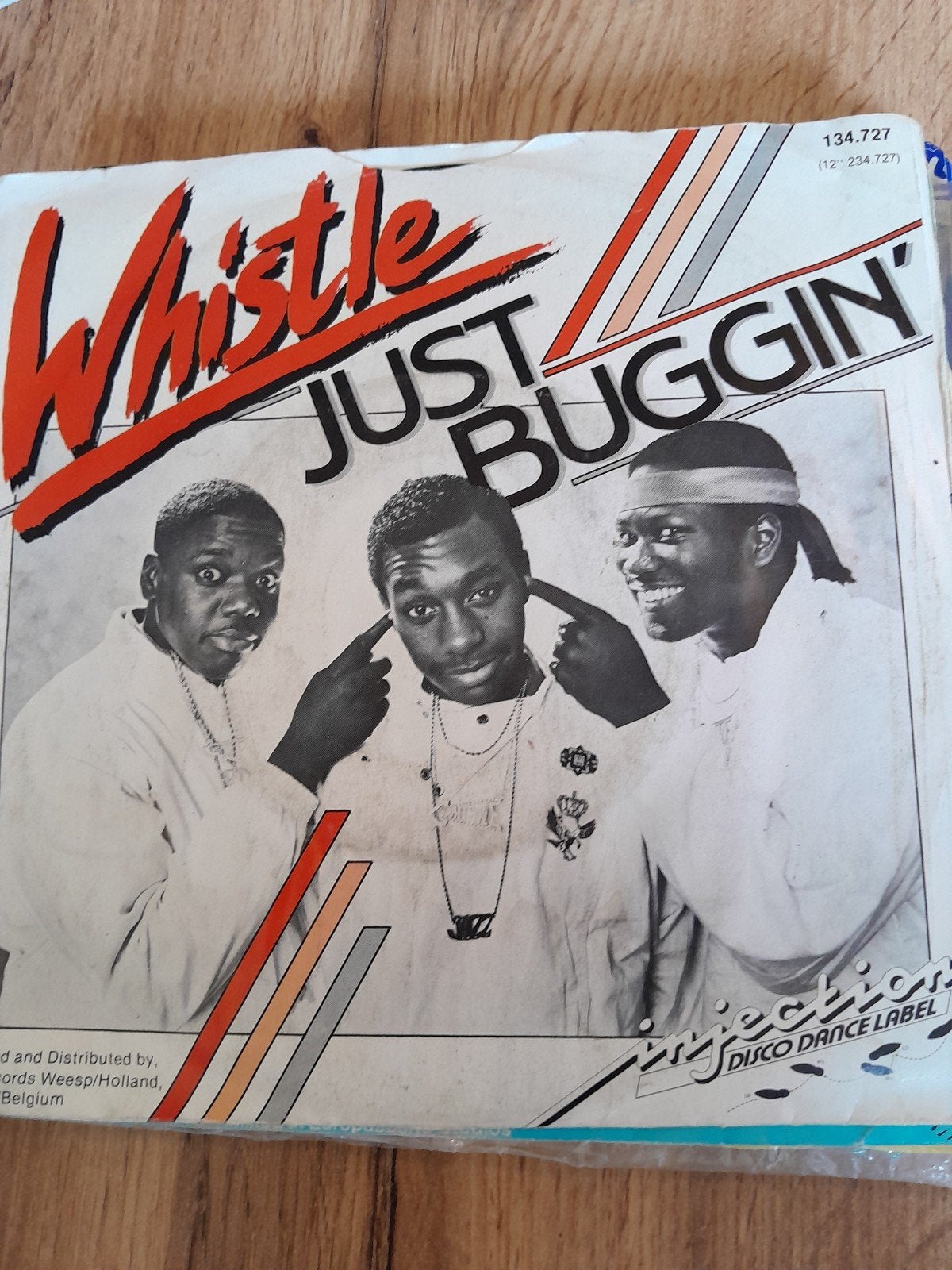 Whistle 7 inch just buggin, Ophalen of Verzenden, Zo goed als nieuw, Pop