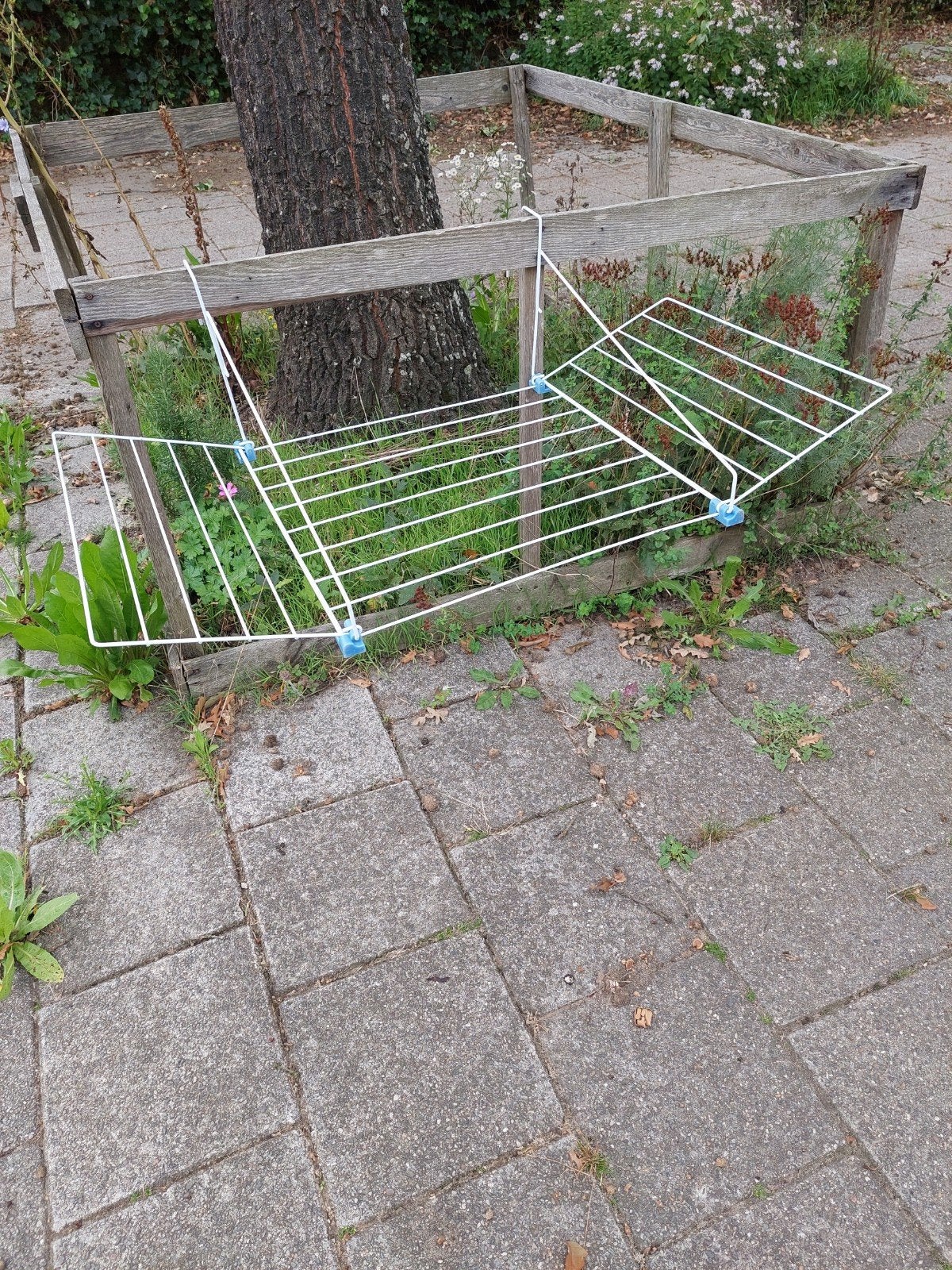 Inklapbaar wasrek voor deur of balkon, Tuin en Terras, Ophalen, Gebruikt, Wasrek