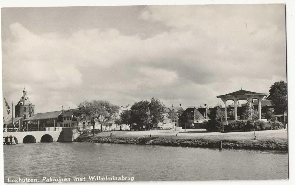 Enkhuizen-410  Muziektent, Verzenden, 1960 tot 1980, Ongelopen, Noord-Holland