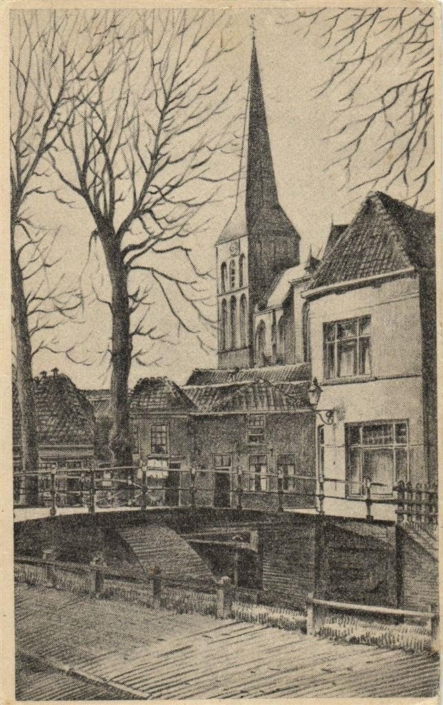 Burgwal [Oorgat], Kampen - gelopen, Ophalen of Verzenden, 1920 tot 1940, Gelopen, Overijssel