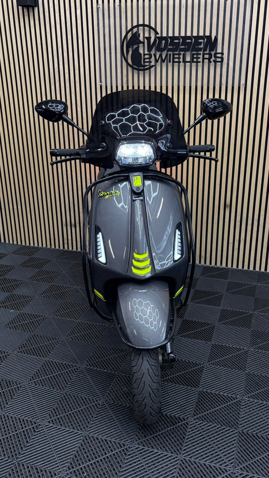 Vespa Sprint 80CC  | Agaat grey & Fluor Yellow | E5 | 2023, Fietsen en Brommers, Scooters | Vespa, Maximaal 45 km/u, Vespa S, Ophalen of Verzenden