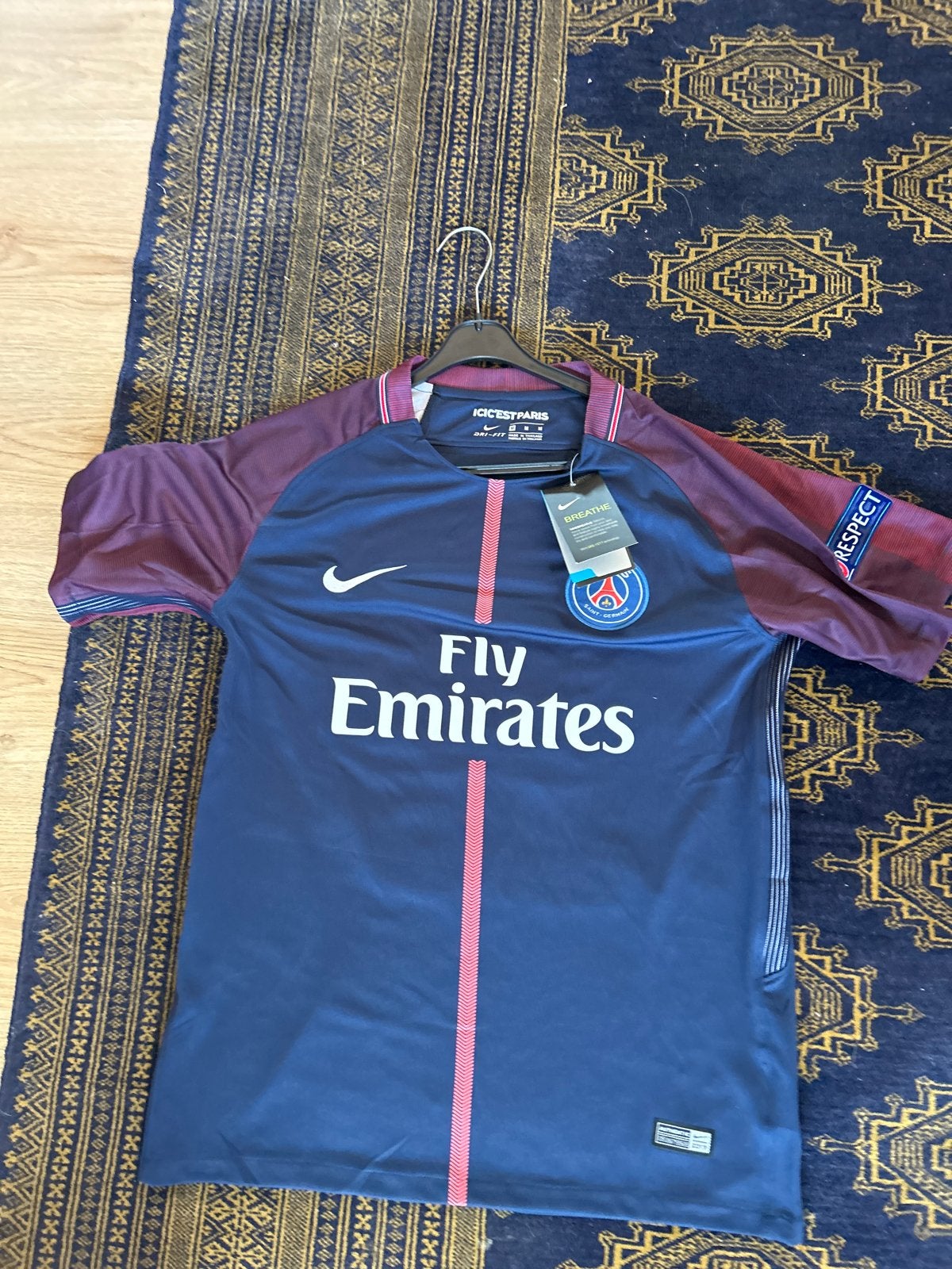 PSG thuisshirt 17/18 Mbappé 29 - Maat M, Nieuw, Voetbal, Verzenden, Maat 48/50 (M)