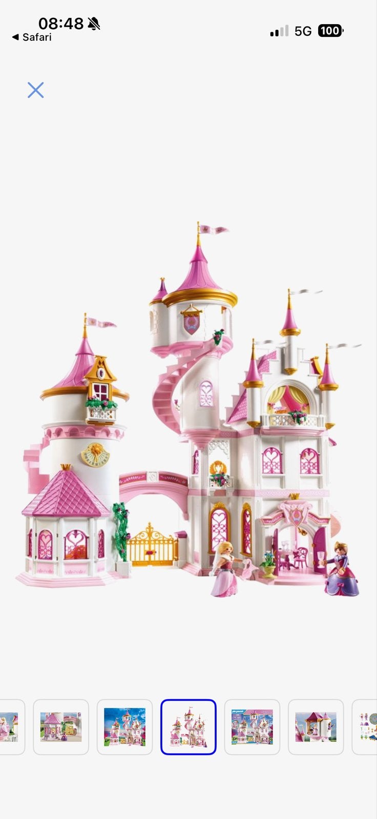 Playmobil Princess Kasteel 70447 - Zo goed als nieuw, Kinderen en Baby's, Speelgoed | Playmobil, Ophalen, Gebruikt