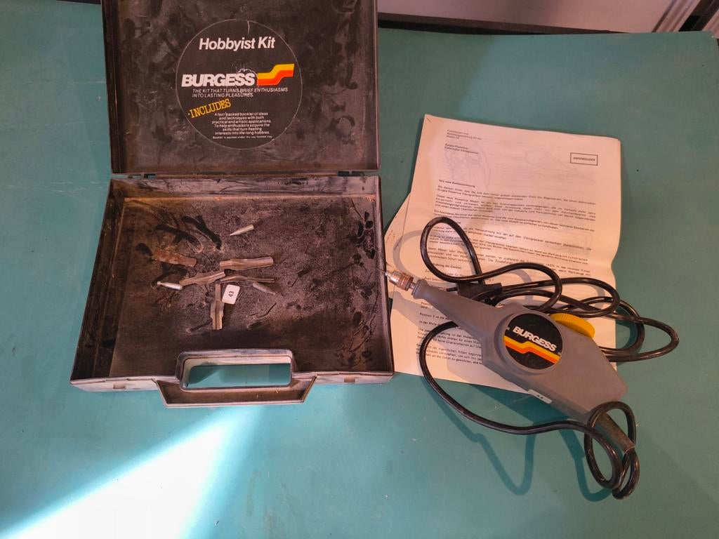 Burgess graveermachine Hobbyist Kit, Ophalen of Verzenden, Gebruikt