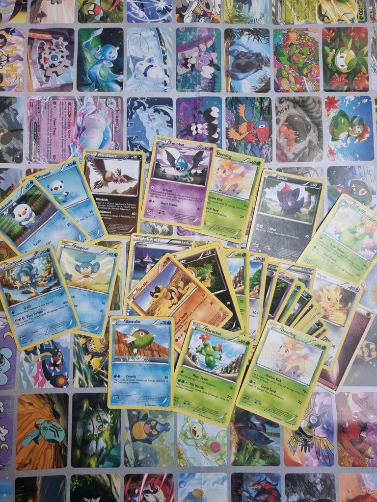Oude Pokémon Kaarten uit Black & White base set, Ophalen of Verzenden, Gebruikt, Meerdere kaarten