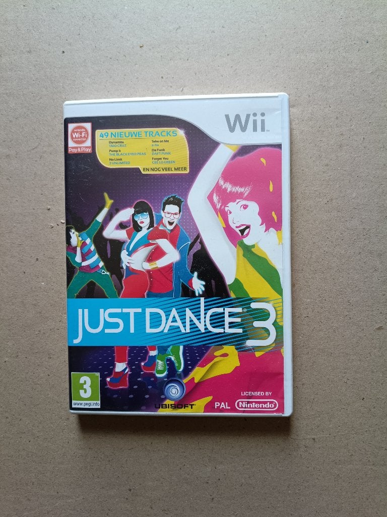 just dance 3 nintendo wii, Spelcomputers en Games, Games | Nintendo Wii, Muziek, Ophalen of Verzenden, Zo goed als nieuw, 3 spelers of meer