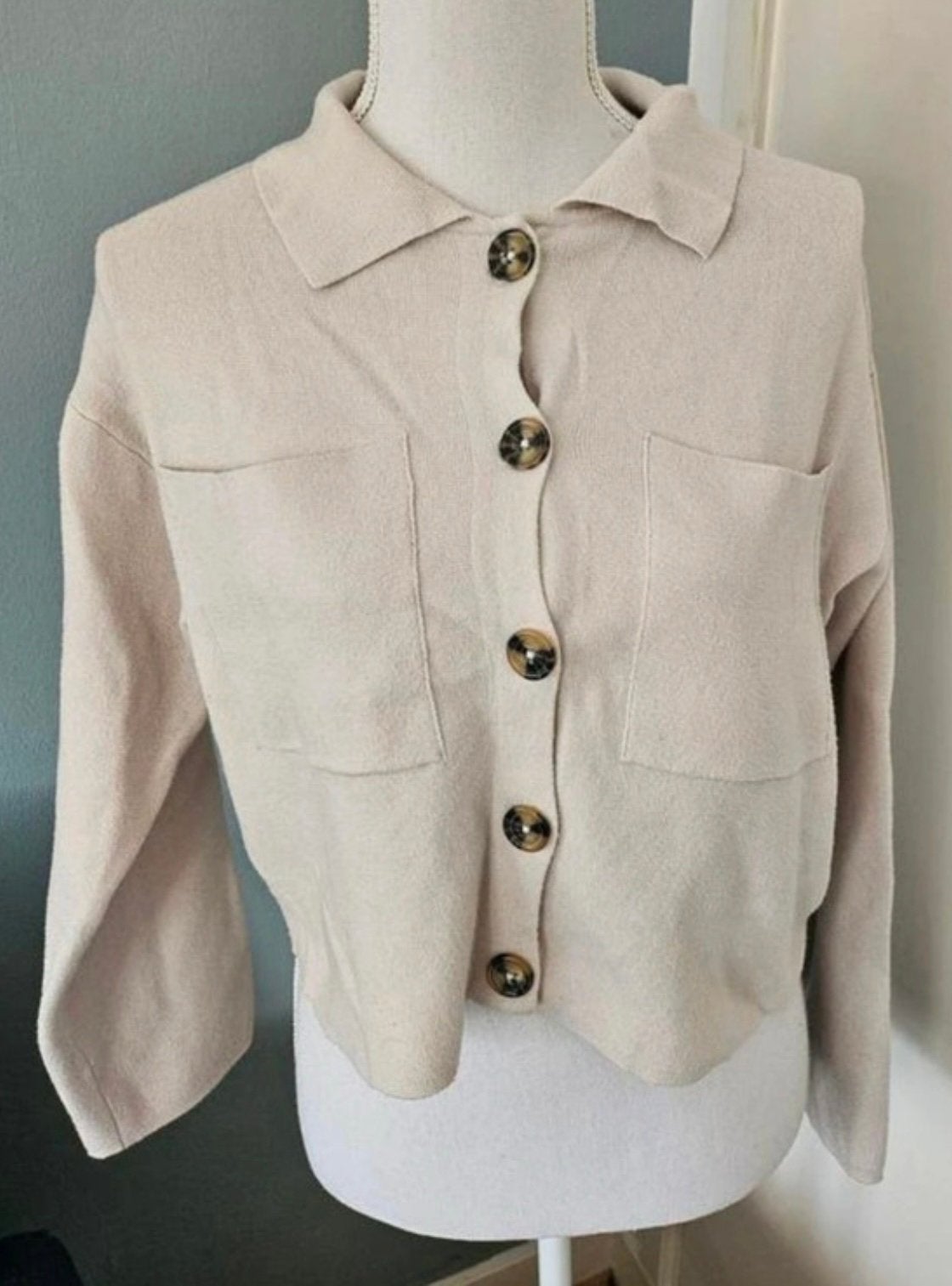 Kort beige vest, merk Esmara - maat S, nieuwstaat, Ophalen of Verzenden, Zo goed als nieuw, Maat 36 (S), Beige
