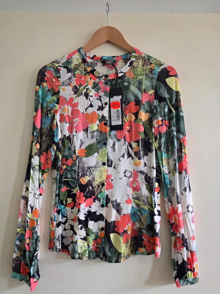 Nieuwe Bandolera blouse maat 34 dames, bloemenprint, Bandolera, Ophalen of Verzenden, Nieuw, Maat 34 (XS) of kleiner