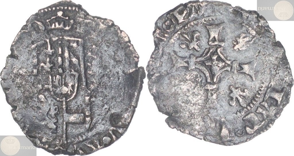 Dordrecht - 1/4 Groot Hybride z.j. (1490-1492) - ZELDZAAM, Vóór koninkrijk, Zilver, Losse munt, Overige waardes