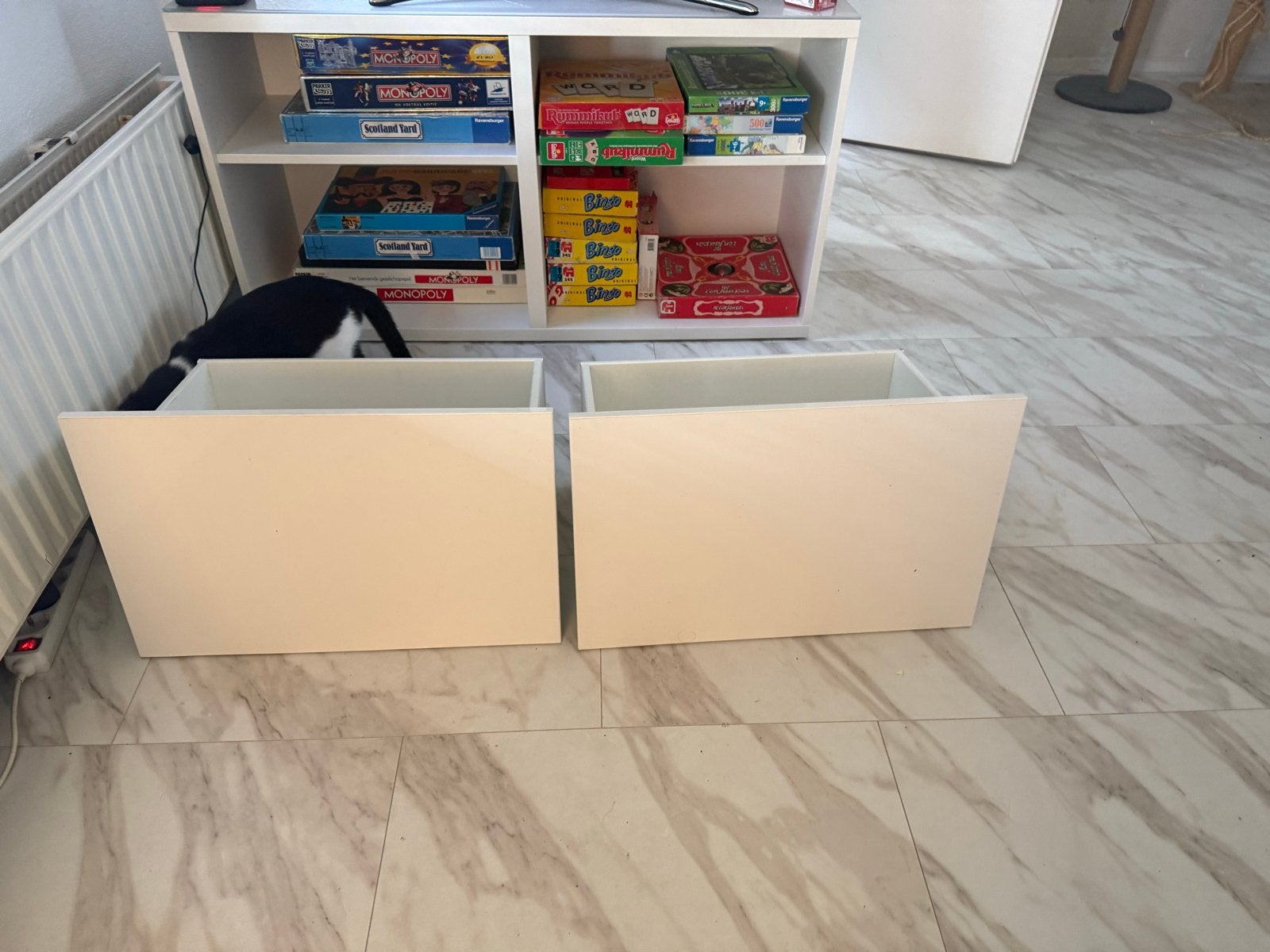IKEA BESTÅ ladefronten (2 stuks) - Wit hoogglans, Huis en Inrichting, Ophalen of Verzenden, Gebruikt