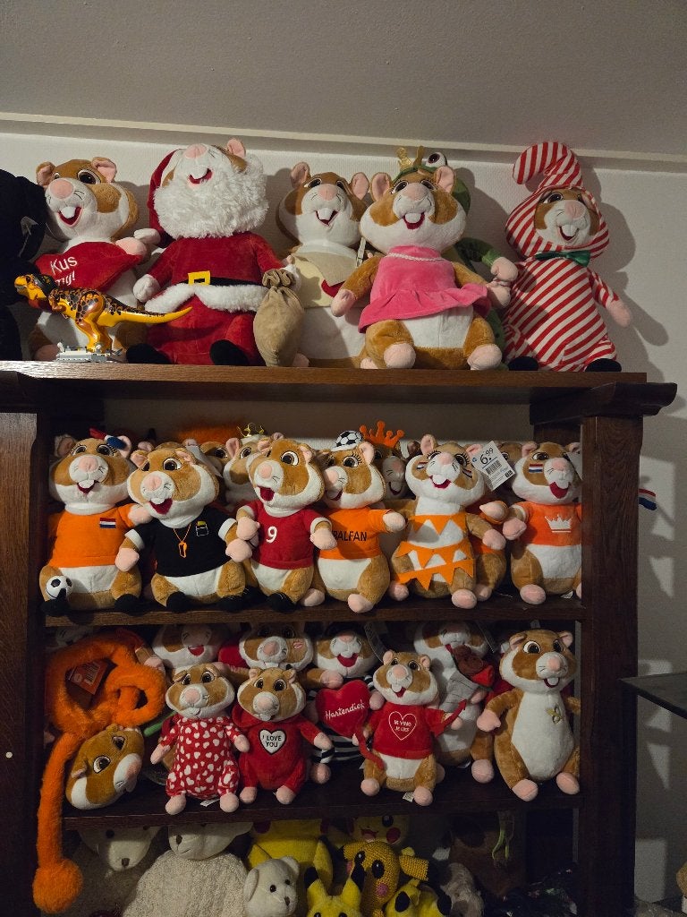 AH hamster knuffels, Ophalen of Verzenden, Zo goed als nieuw, Hamster