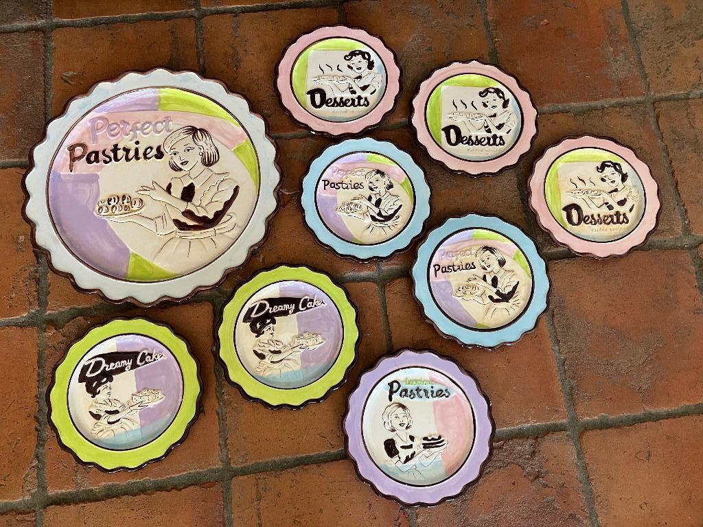 L. Deke en Zn servies, Keramiek, Ophalen of Verzenden, Zo goed als nieuw, Bord(en)