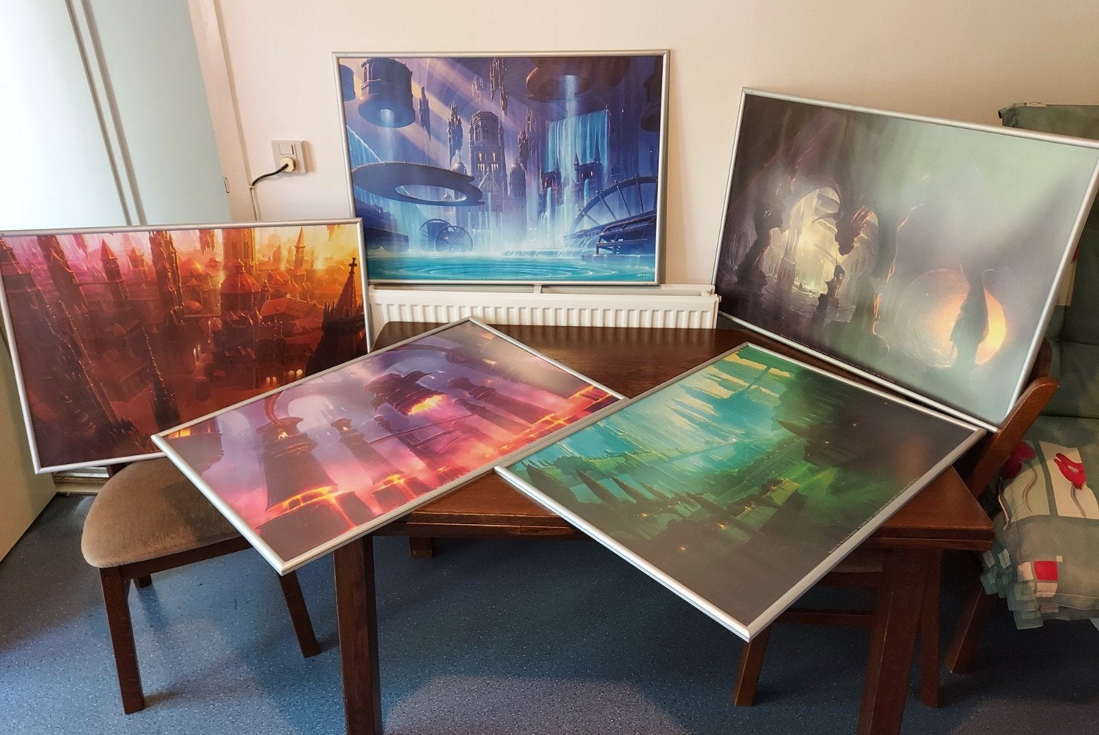 Magic the Gathering art, John Avon, Ravnica., Hobby en Vrije tijd, Verzamelkaartspellen | Magic the Gathering, Ophalen of Verzenden