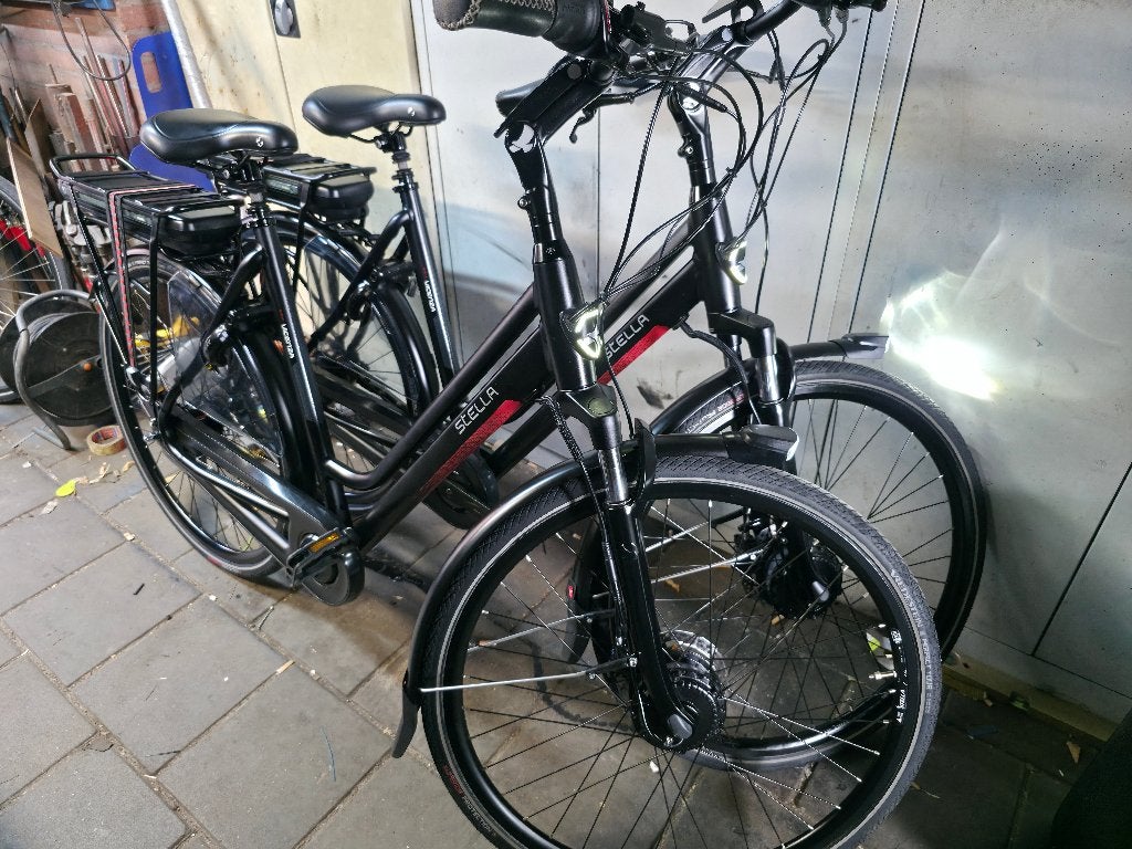 Stella vicenza hele nette set elektrische fiets en, 53 tot 56 cm, Versnellingen, Zo goed als nieuw, Schijfrem
