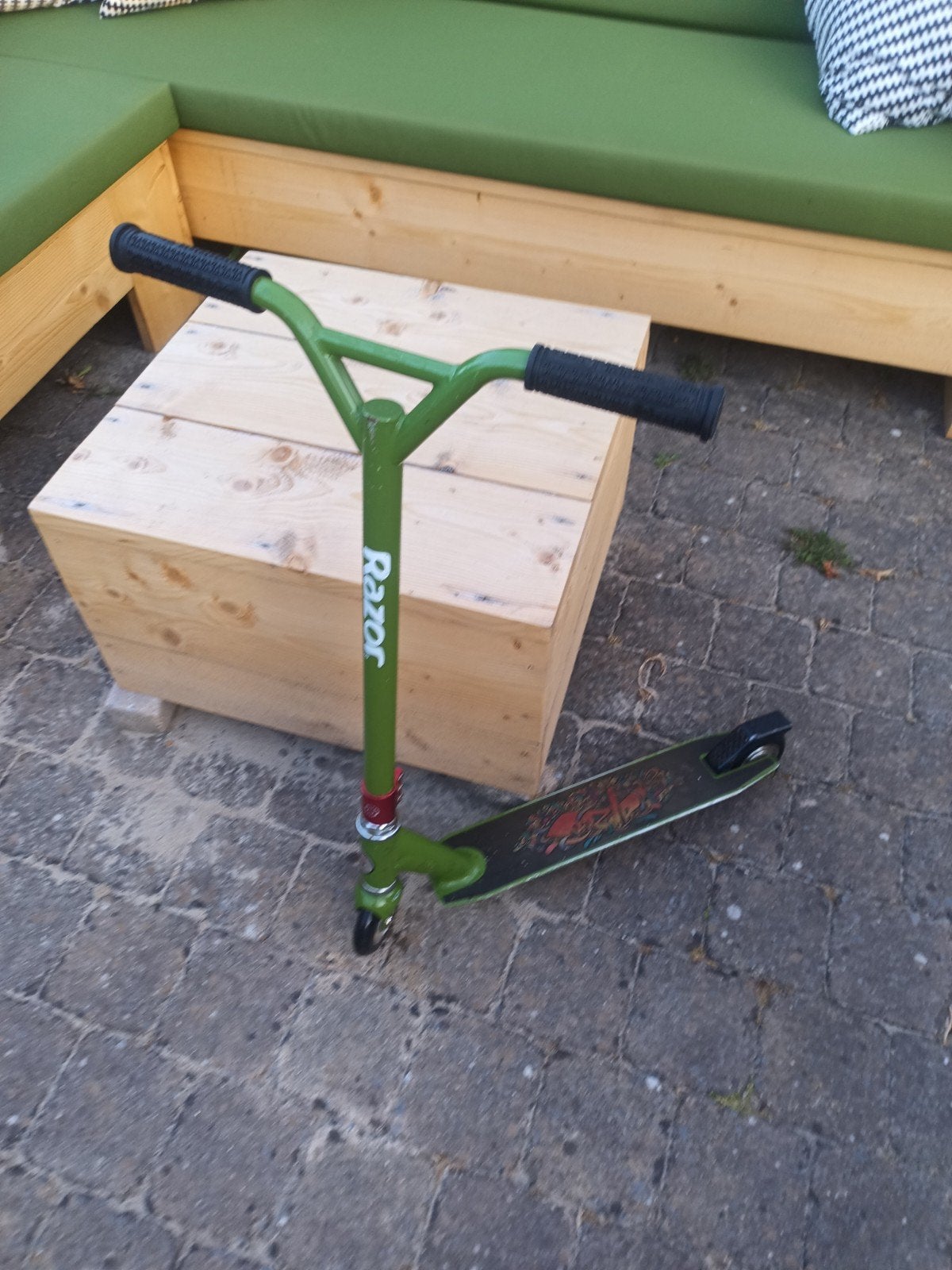 Leuke groene Razor step - weinig gebruikt, Ophalen, Gebruikt, Gewone step, Razor