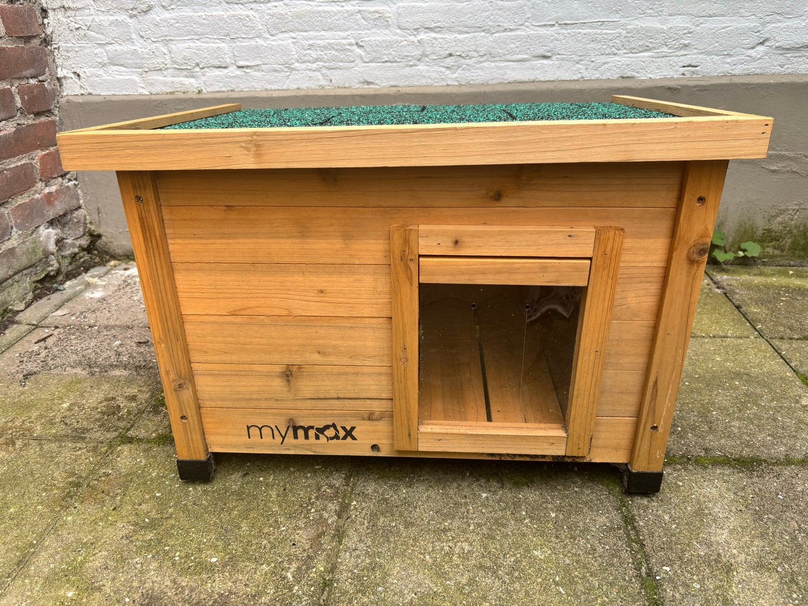 Houten buitenhok huisdier (kat/cavia), Dieren en Toebehoren, Ophalen, Zo goed als nieuw
