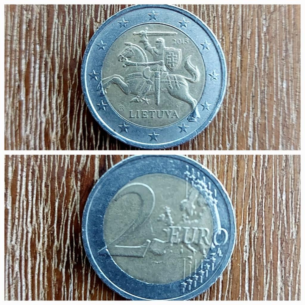Zeldzame 2 Euro munt Litouwen 2015, Postzegels en Munten, Munten | Europa | Euromunten, Ophalen of Verzenden, Overige landen, 2 euro