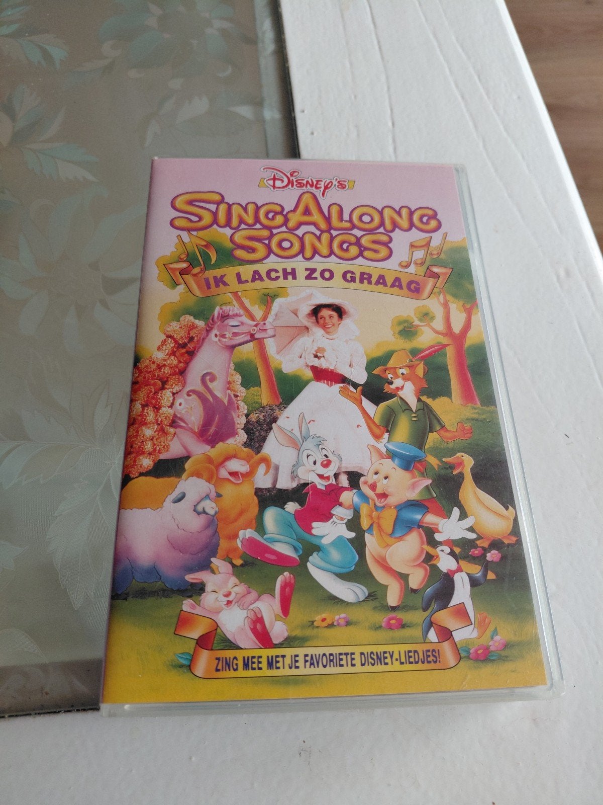 Disney VHS - Sing Along Songs Deel 3: Ik Lach Zo Graag., Cd's en Dvd's, Gebruikt, Alle leeftijden, Ophalen of Verzenden, Kinderprogramma of -film