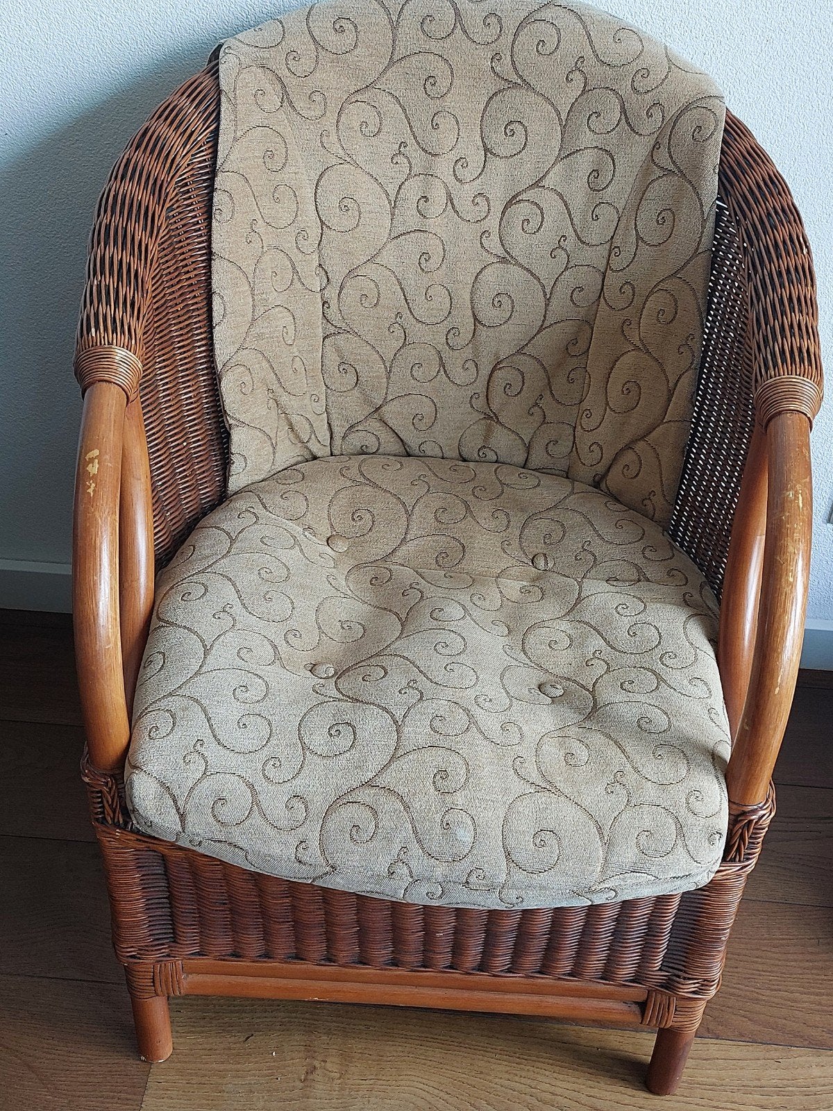 zet mooie rotan fauteuils, Huis en Inrichting, Ophalen