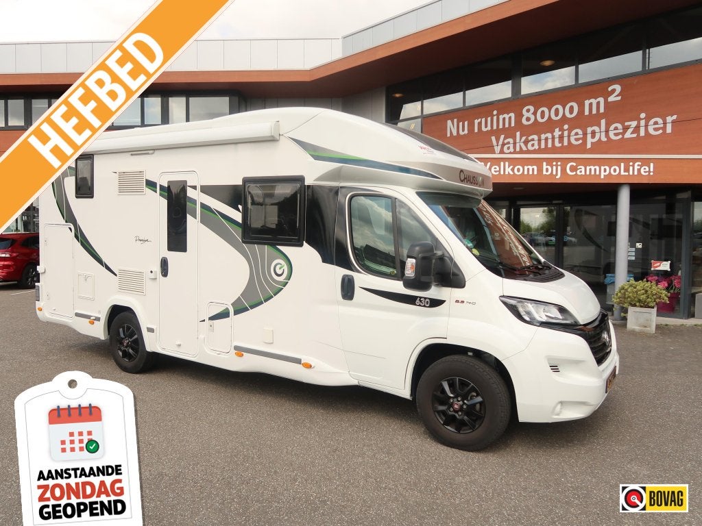 Chausson Premium 630 2x Enkel bed-hefbed, Ringverwarming, Fiat, Chausson, Boiler