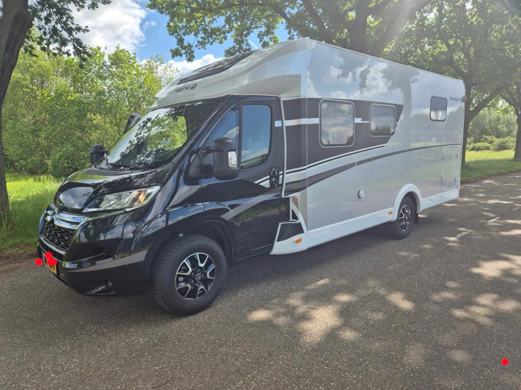 sunlight  adventure edition t 68, Caravans en Kamperen, Campers, Chemisch toilet, Sunlight, Ringverwarming, 7 tot 8 meter